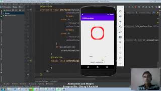 Android Practical 46 Animation on Drawables Programmatically with 2 Spinners Part 2