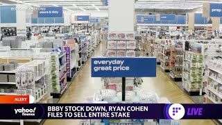 Bed Bath & Beyond stock down amid investor Ryan Cohen’s decision to sell entire stake Bed Bath & Beyond stock down amid investor Ryan Cohen’s decision to sell entire stake
