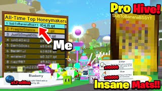 I Hacked Bee Swarm Simulator's Top 1 AllTime Honeymaker e_lol