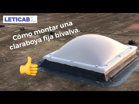Video: ¿Cómo se coloca una claraboya en un techo de goma?