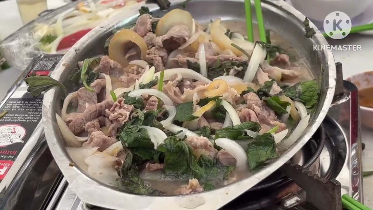 HÔM NAY MÌNH ĐI ĂN TIỆC CÓ MÓN BÊ NHÚNG MẺ NGON LẠ MIỆNG 