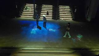 실외 바닥형 인터랙티브 시스템_곡성 기차 마을 가정역 i-Floor - mindstormkorea