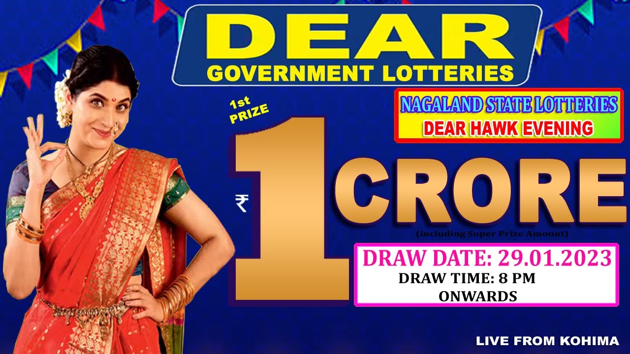 DEAR GOVERNMENT LOTTERIES HAWK EVENING SUNDAY WEEKLY DEAR 8 PM ONWARDS