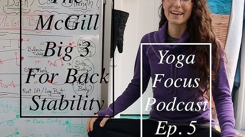 Ep. 5: YOGA FOCUS PODCAST: The McGill Big 3 Back Exercises in Yoga- LauraGyoga