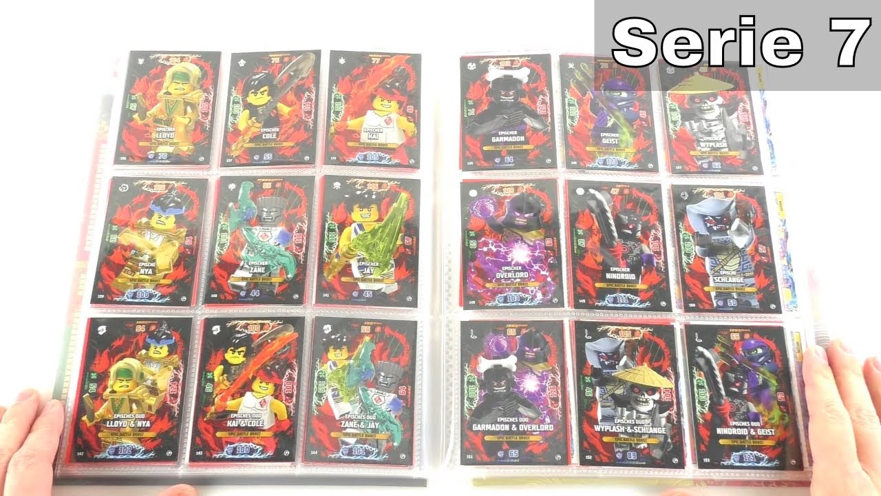 Lego® Ninjago Trading Card Game 4 er Pack Jay Zane Kai Nya Neu 100 Karten