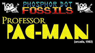 Phosphor Dot Fossils: Professor Pac-Man (Apple II, 1983)