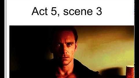 Macbeth Act 5 scene 3 analysis and revision