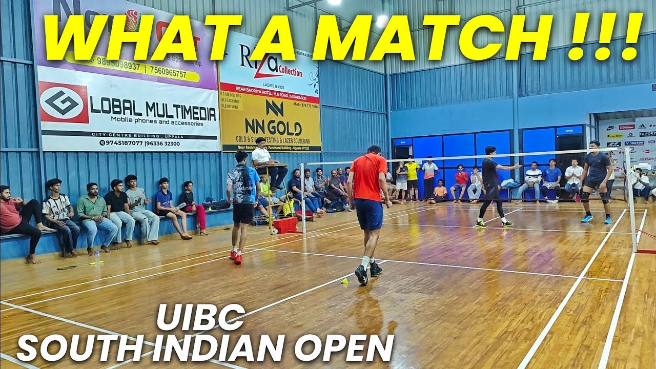 RIZWAN/NAWAS vs ADITHYA VARMA/YATHISH GOWDA| UPPALA UIBC SOUTH INDIAN OPEN BADMINTON