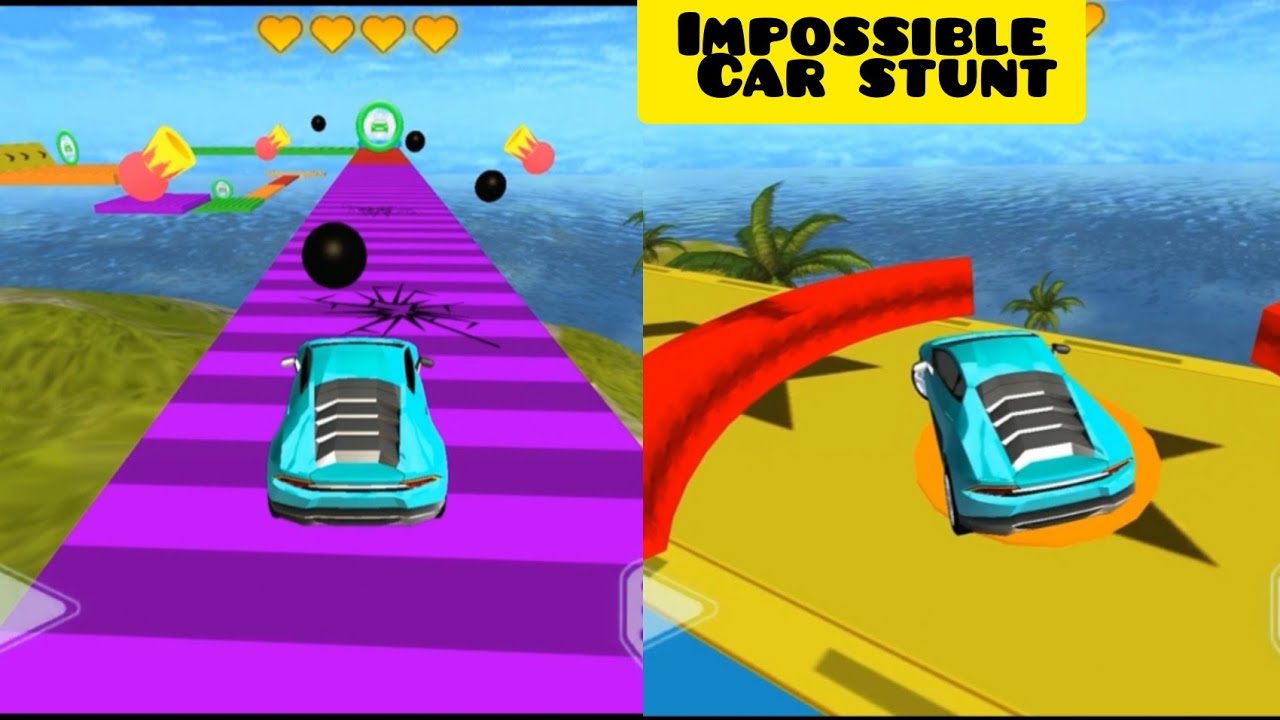 Impossible Car Stunt 21।Car stunt lite। GAMING LOVERS