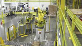 Amazon warehouse robots