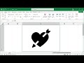 How to Insert the HEART WITH ARROW symbol in Excel