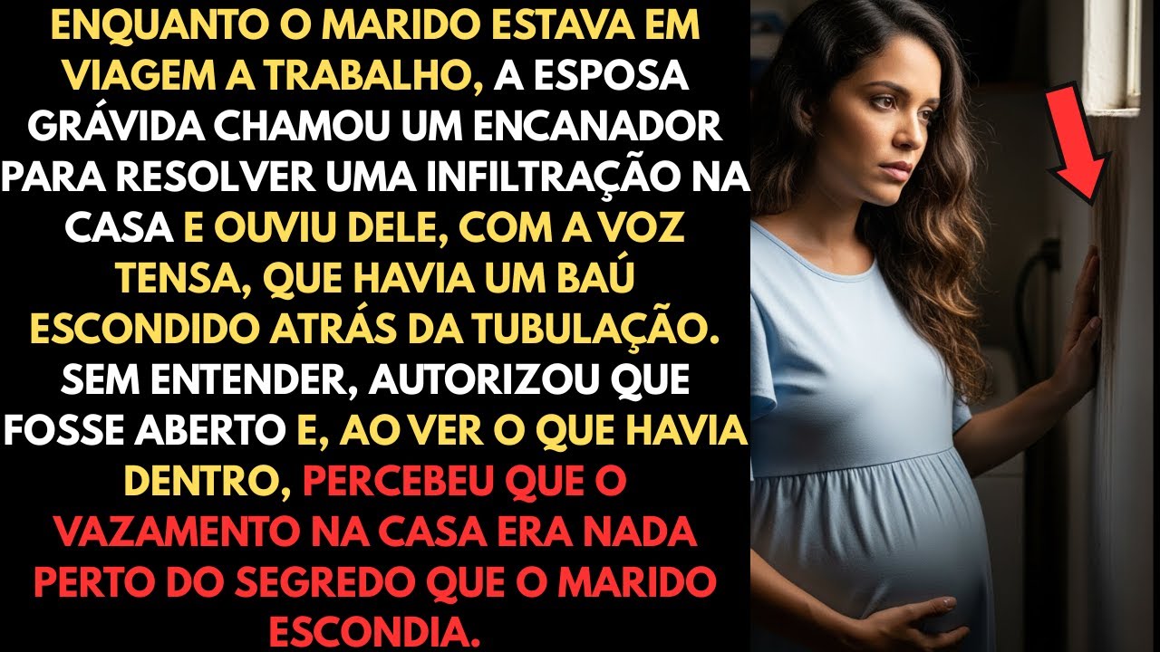 ❤️ ESPOSA GRÁVIDA ENCONTRA BAÚ ESCONDIDO EM CASA — E SEGREDO DO MARIDO VEM À TONA