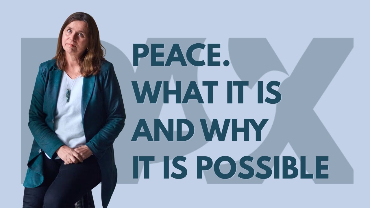Lecture | Peace, What It Is and Why It Is Possible | Rolien Sasse