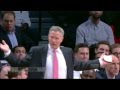 Brett brown grabs the ball while still in play