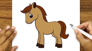 How To Draw A Horse Meme | Horse Drawing Tutorial