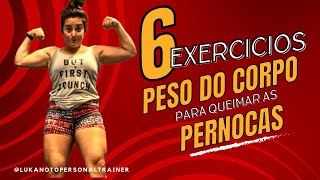 Treino De Perna Em Casa - 6 Exercicios Para Queimar As Pernocas - Treino Com Peso Do Corpo