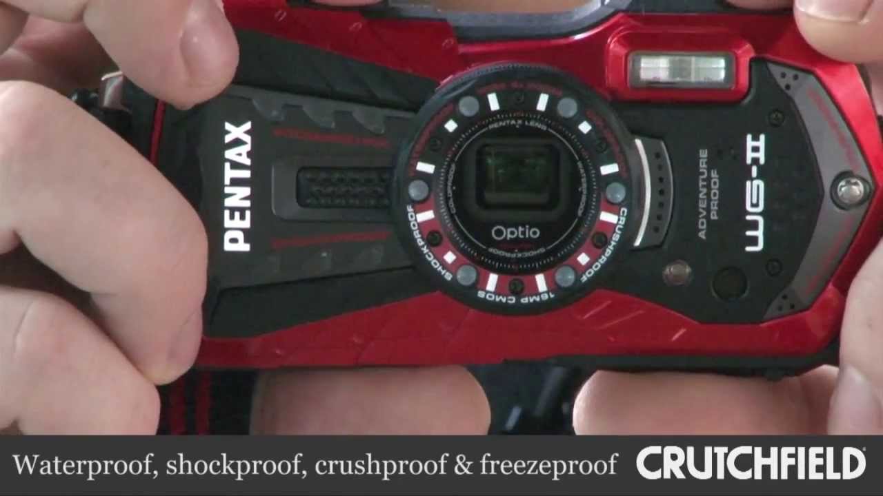 Pentax Optio WG-2 Tough-Style Waterproof Digital Camera Review |  Crutchfield Video - YouTube