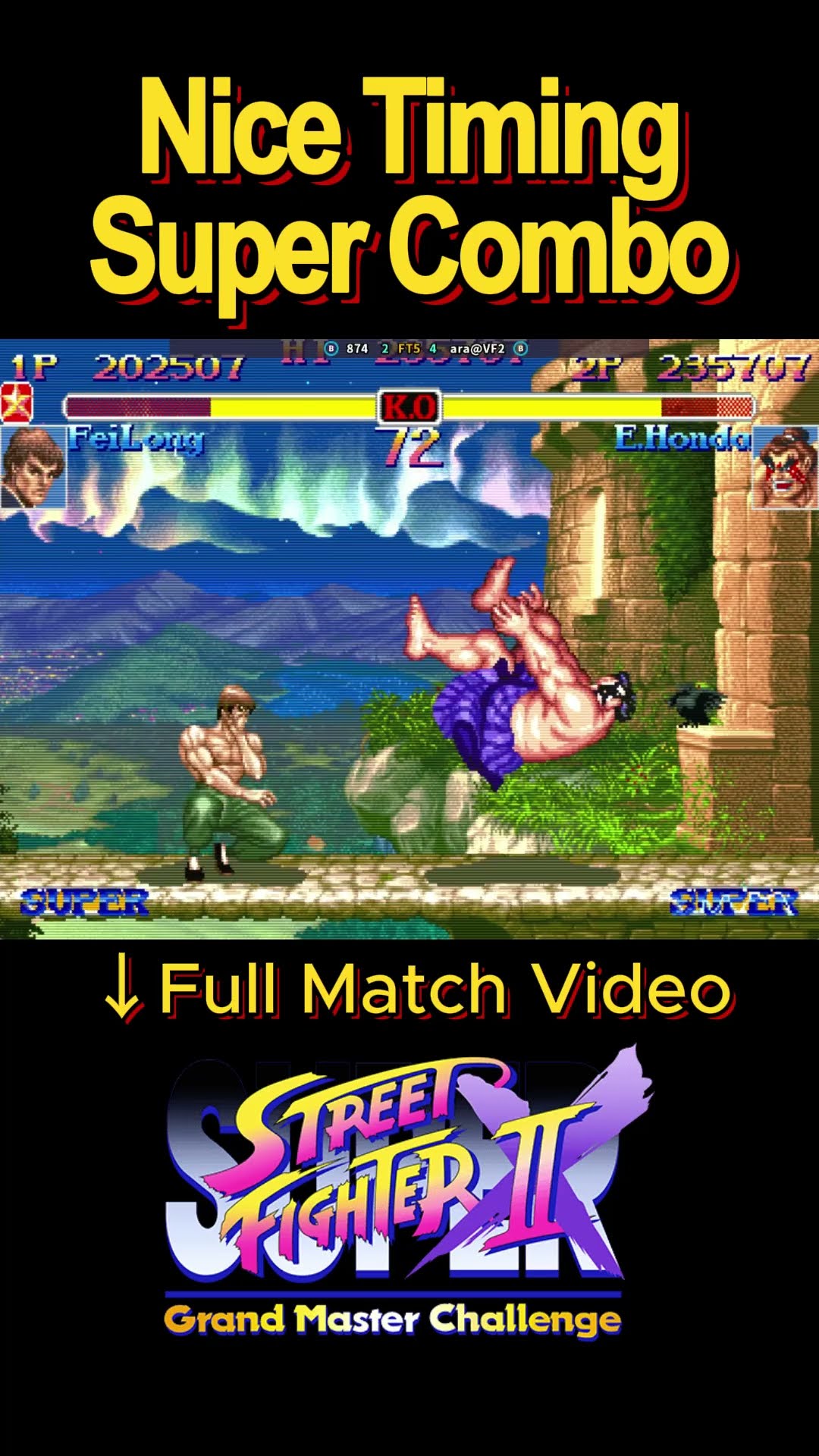 ssf2t スト2x - Nice Timing Super Combo/ナイスタイミング・スーパー