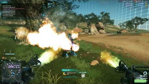 Planetside 2 Test: ZOE + Flamethrower.