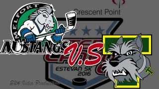 Western Canada Cup Playoff Game 1   Melfort #4  vs Portage #3