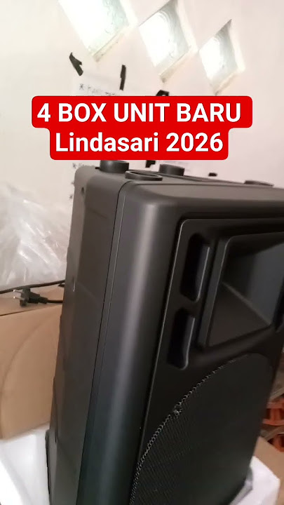 4 BOX Speker unit baru #lindasari #singadangdut #sound