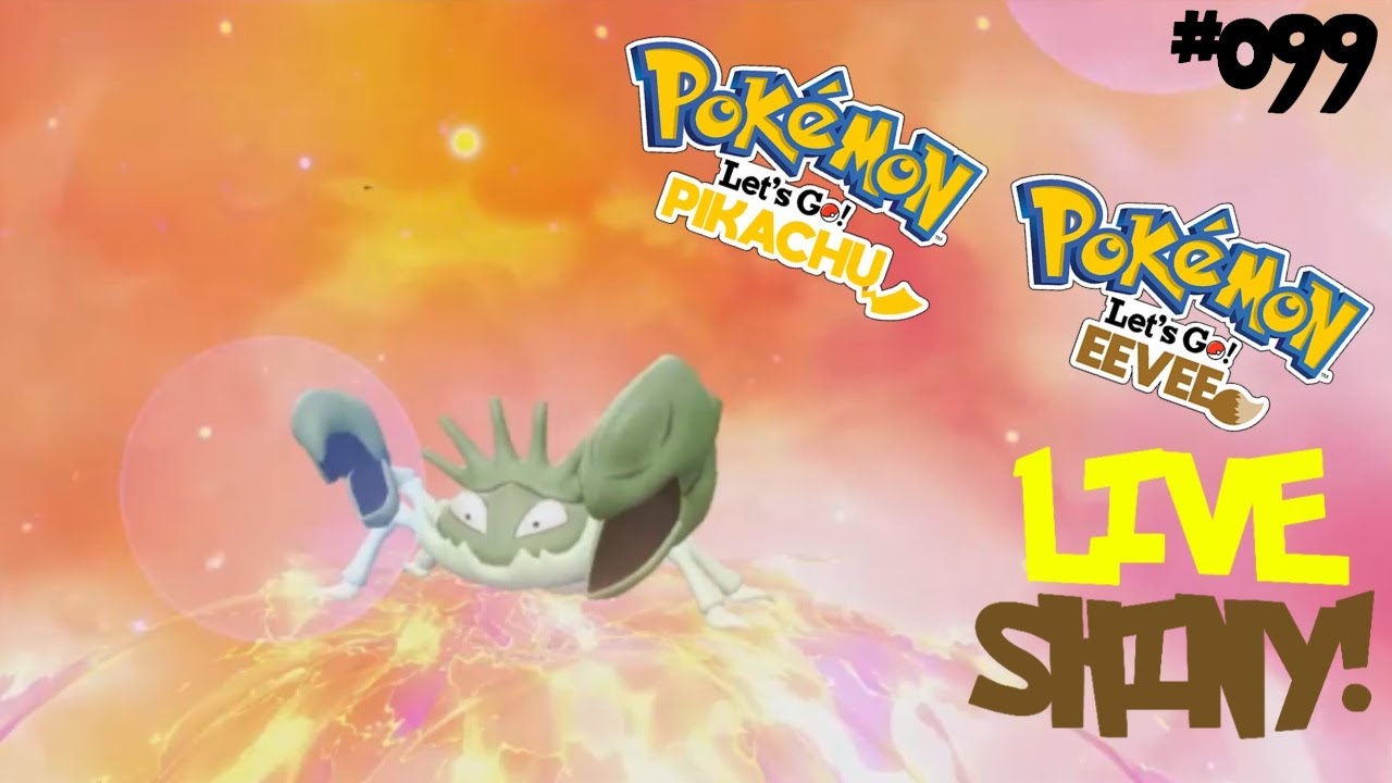 SUCH A QUICK SHINY! | Shiny Kingler Live Reaction! | Pokemon Let's Go Shiny Living Dex 