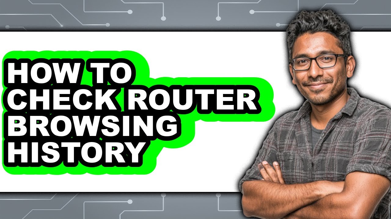 How to Check Router Browsing History (updated) - YouTube