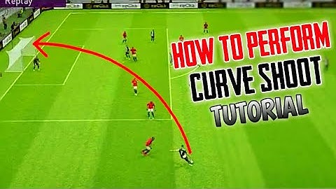 How to perform CURVE shoot in pes2020 mobile- easy trick to curve shoot tutorial#pesempire