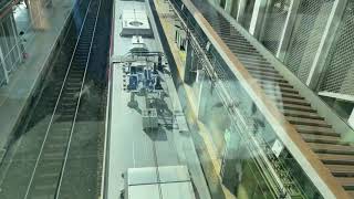 8774次EMU3000型新自強號往樹林調車場通過桃園站(二樓攝影)