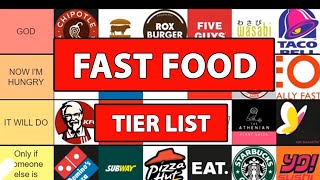THE ULTIMATE UK FAST FOOD TIER LIST