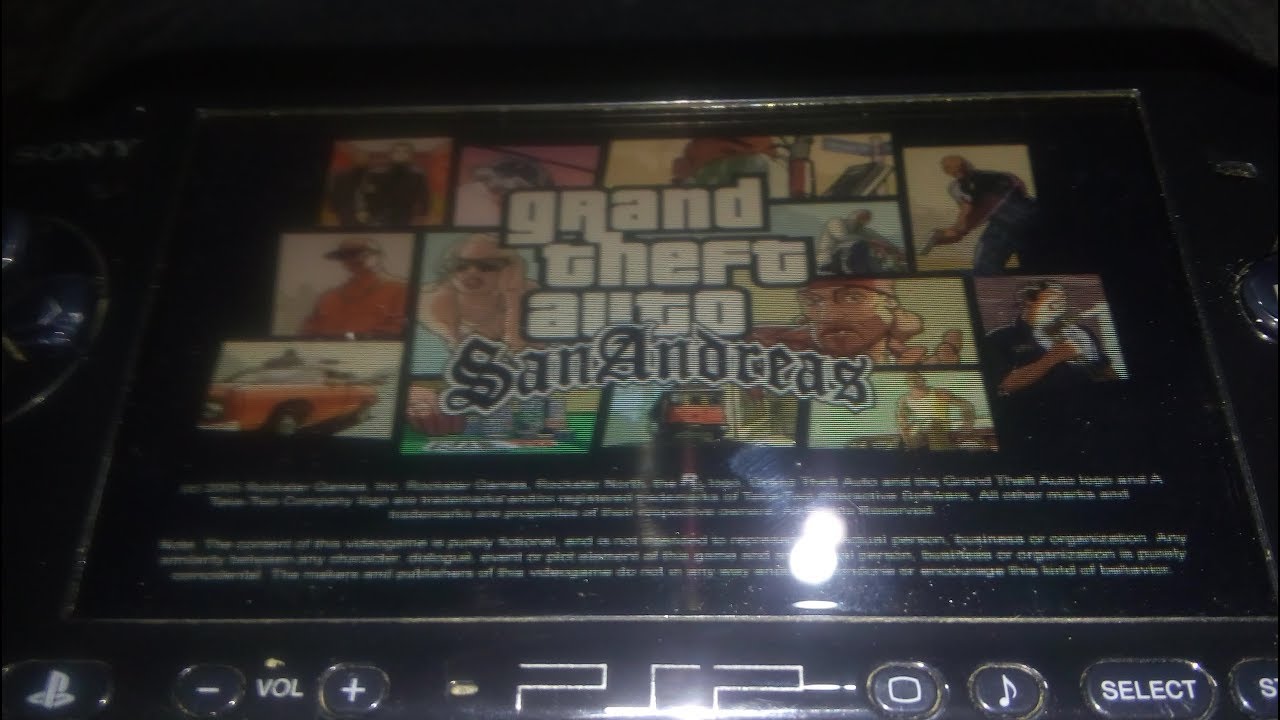 (PSP) MOD do GTA san andreas explorando !!! - YouTube