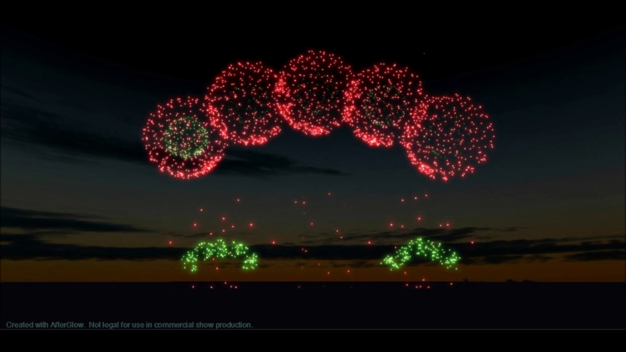 Afterglow Fireworks- 2017 New Year Show - YouTube