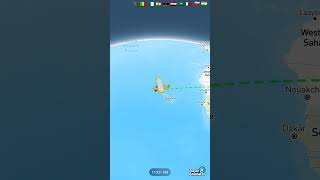Chennai - India to St.Lucia - Carribbean| Travel map animation via Dubai -UAE| Flight