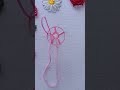 Day-6 ( 15 day flower embroidery series 🌸) #embroideryflower #viralshort #support #youtubeshorts