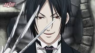Sebastian Michaelis battle with the trancy servants Hannah cleavage