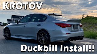 Q50 carbon pixels/krotov wide body mock ...