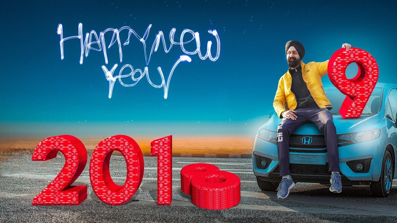 Happy New Year Editing 2019 | 5 Steps in Hindi |  PicsArt & Lightroom Tutorial
