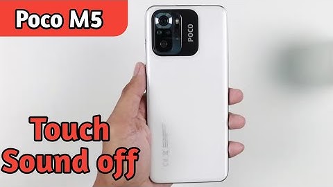 How To Off Touch Sound In Poco M5, How To Deactivate Touch Sound In Poco M5,
