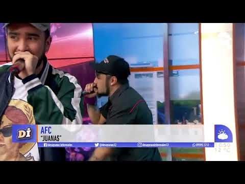 AFC cantó Juana$ en vivo