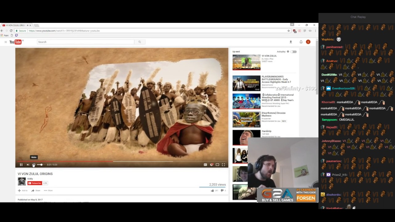 Forsenlol reaction to VI VON ZULUL ORIGINS