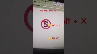 No Mobile Phones Symbol in Ms Word । #computer #keyboard #msword #typing #tricks