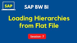 Famous Loading Hierarchies from Flat File | How to Load Hierarchies in SAP BW | SAP BW Hierarchy Tutorial Wealth