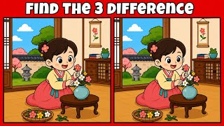 Find the 3 Differences | 90 Second Brain Challenge