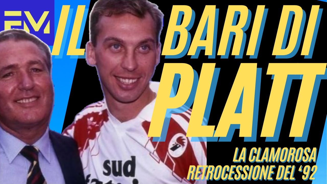 L'incredibile RETROCESSIONE del BARI di PLATT nel 1992
