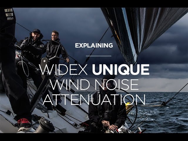 Widex UNIQUE Wind Noise Attenuation