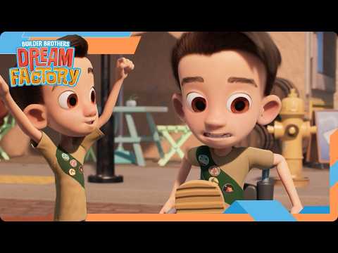 Drew is a Wheelchair Basketball Superstar! 🏀| Builder Brothers Dream Factory | Cartoons for Kids