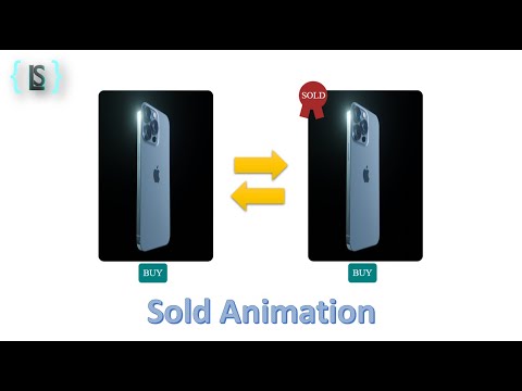 Sold Animation || Splash Animation || CSS + HTML only || Web Designing