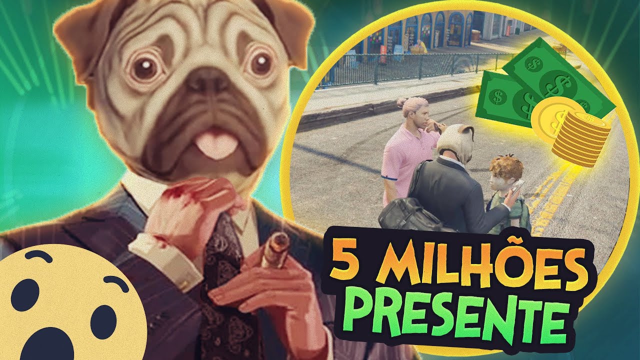 DEI 5 MILHOES PRO MEU FILHO! - GTA V ROLEPLAY CIDADE ALTA RP