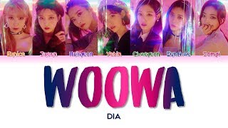 DIA 다이아 ' WOOWA 우와 ' Lyrics (ColorCoded/ENG/HAN/ROM/가사)