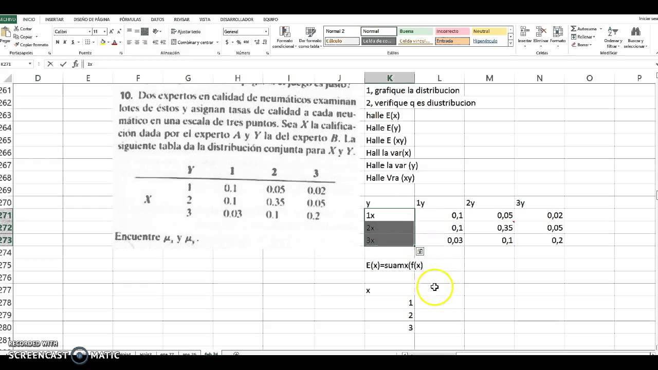 Valor esperado, varianza en distribuciones discretas y continuas ...